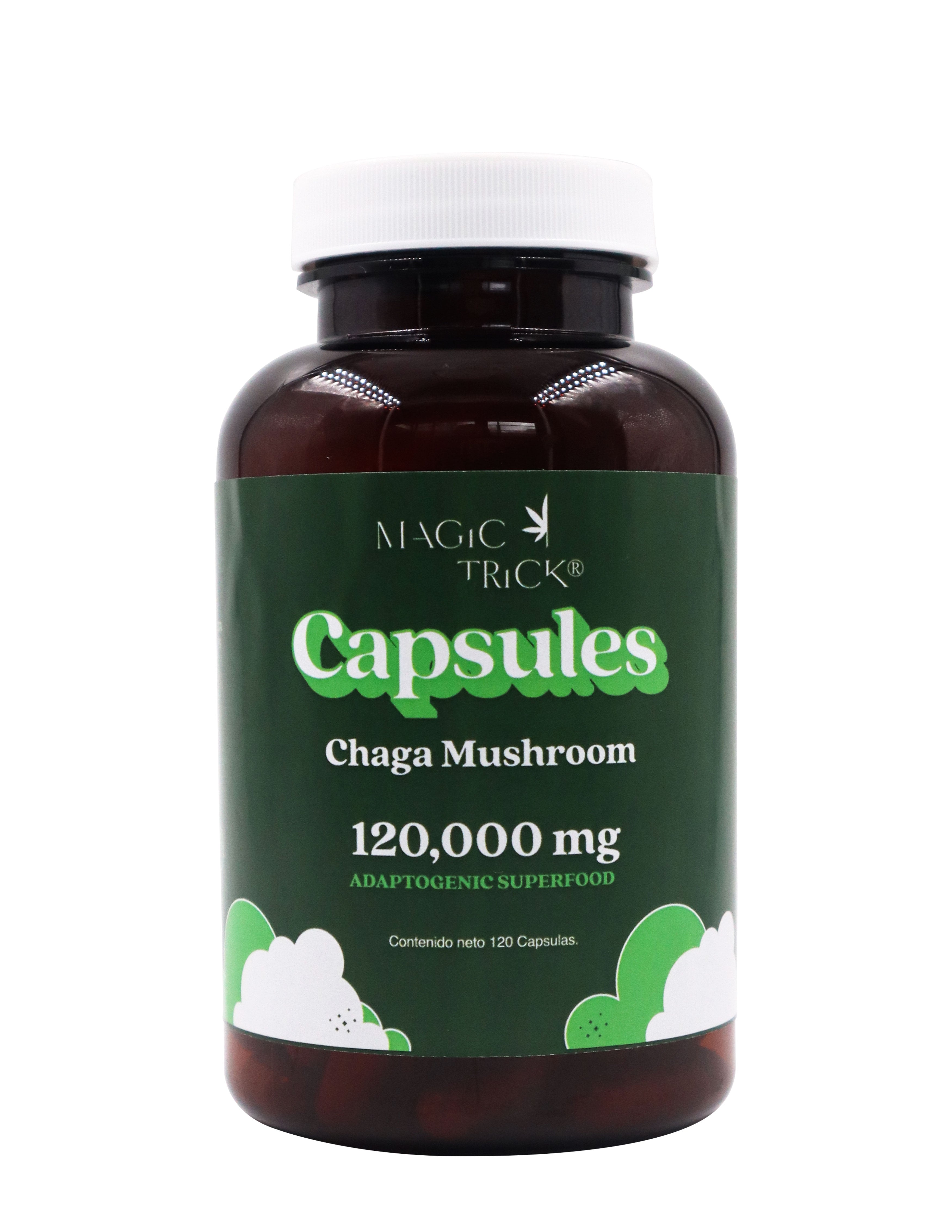 Chaga Mushroom Capsules 120,000 mg